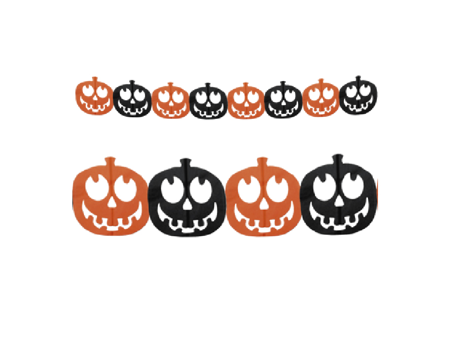  HALLOWEEN GUIRNALDA CALABAZA 3MT X 1UN 