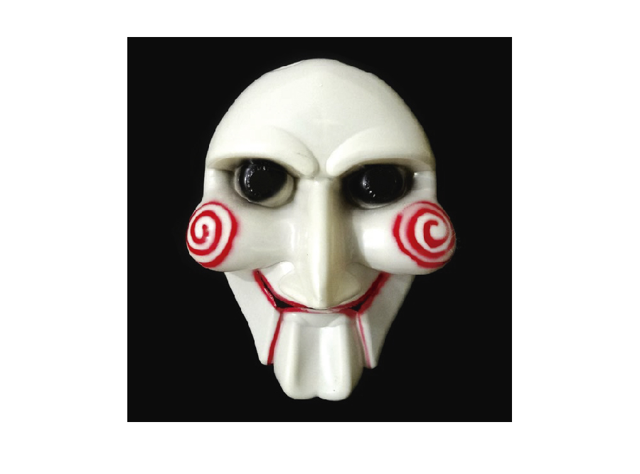  HALLOWEEN MASCARA PLAST. SAW HOMBRE X 1 UN FECO 