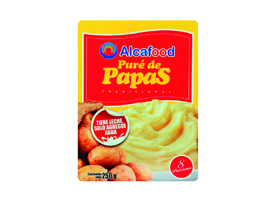  PURE DE PAPA  250 GR ALCAFOOD 