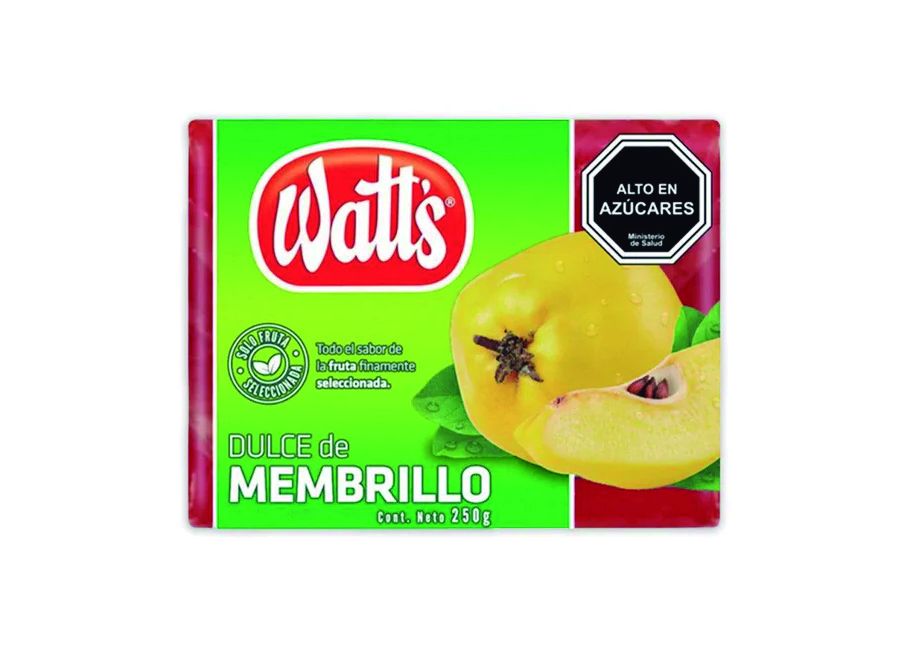  DULCE DE MEMBRILLO 1/4 KILO WATTS X 12 UND 