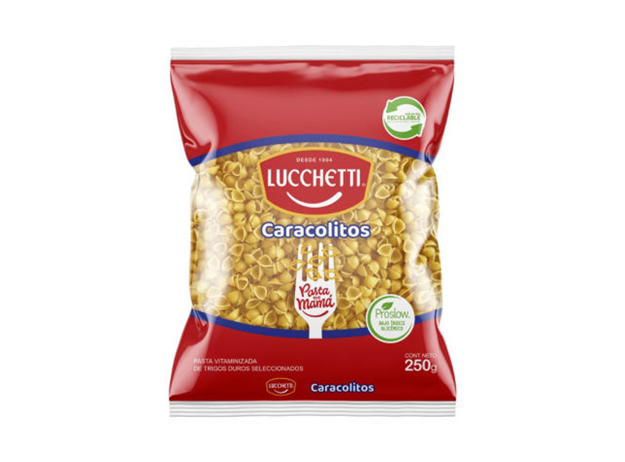  FIDEO 250 GR CARACOLITOS LUCCHETTI 