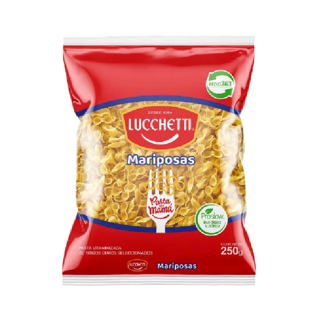  FIDEO 250 GR MARIPOSA LUCCHETTI 
