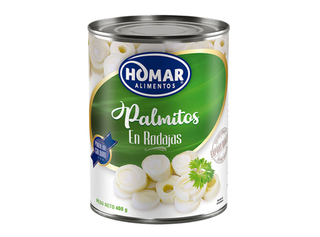  PALMITO 400 GR RODAJA TARRO HOMAR 
