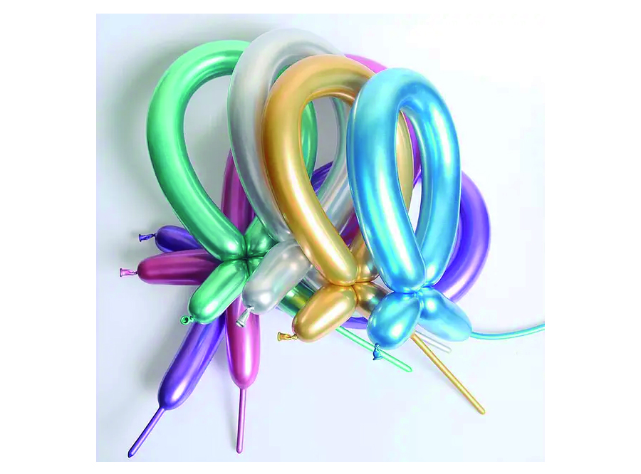  GLOBOS FIGURAS GLAM X 25 UN COL. SURTIDOS CROMADO 