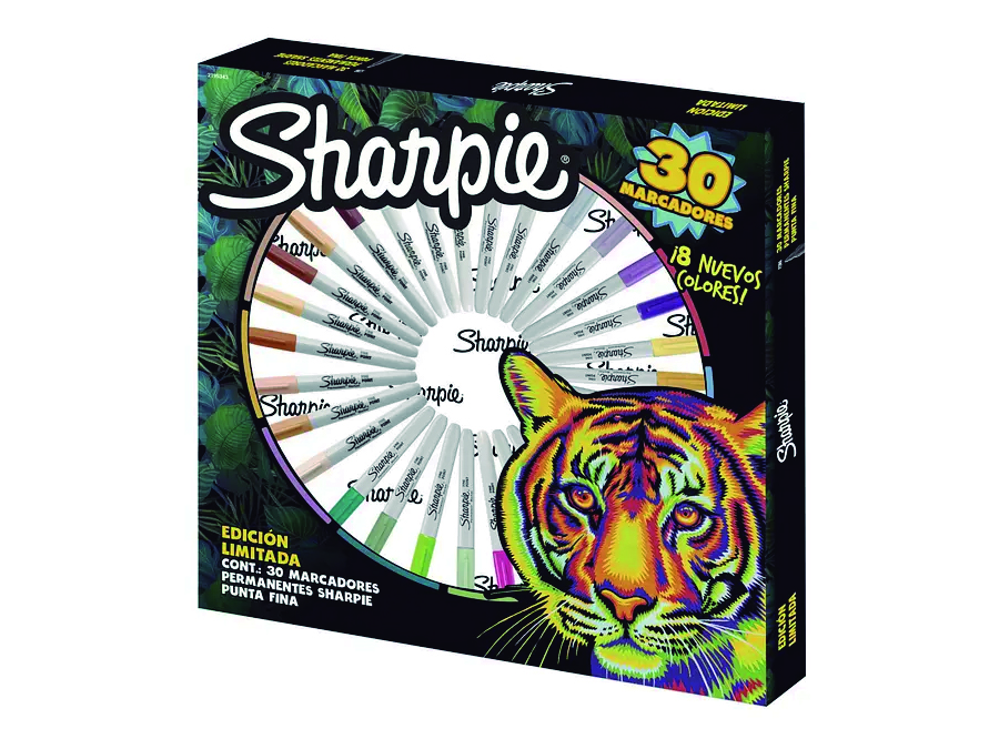  MARCADOR MULTIUSO COL.SURT X 30 SHARPIE RETRATOS 