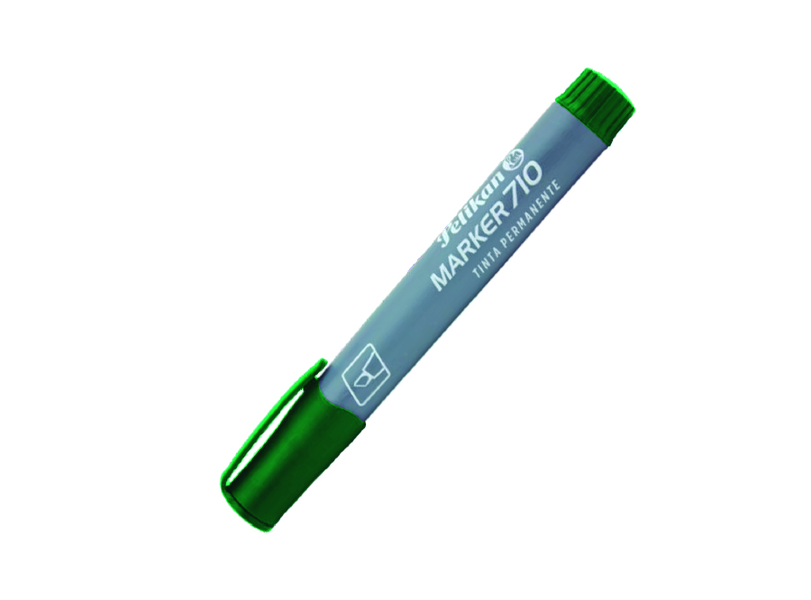  MARCADOR PERMAN.710 PELIKAN VERDE P.BISELADA 