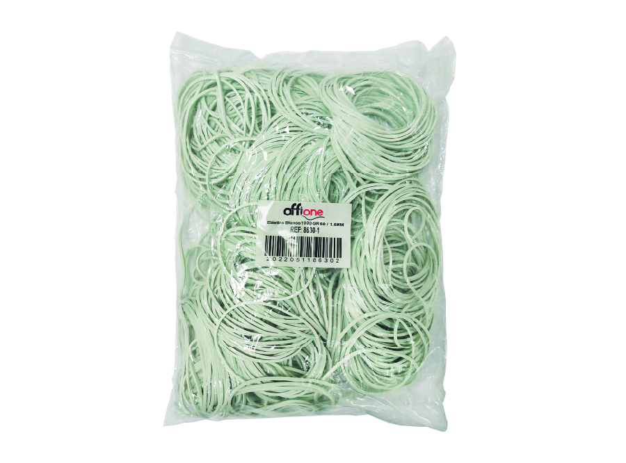  ELASTICO BLANCO BOLSA 1000 GRS 60/1.6MM. OFFIONE 