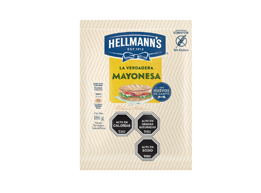  MAYONESA  93 GR SACHET DP X 24 UN HELLMANNS 