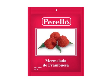  MERMELADA 250 GR PERELLO FRAMBUESA 