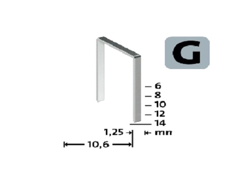  GRAPAS G11  NOVUS 08MM 1200UN 