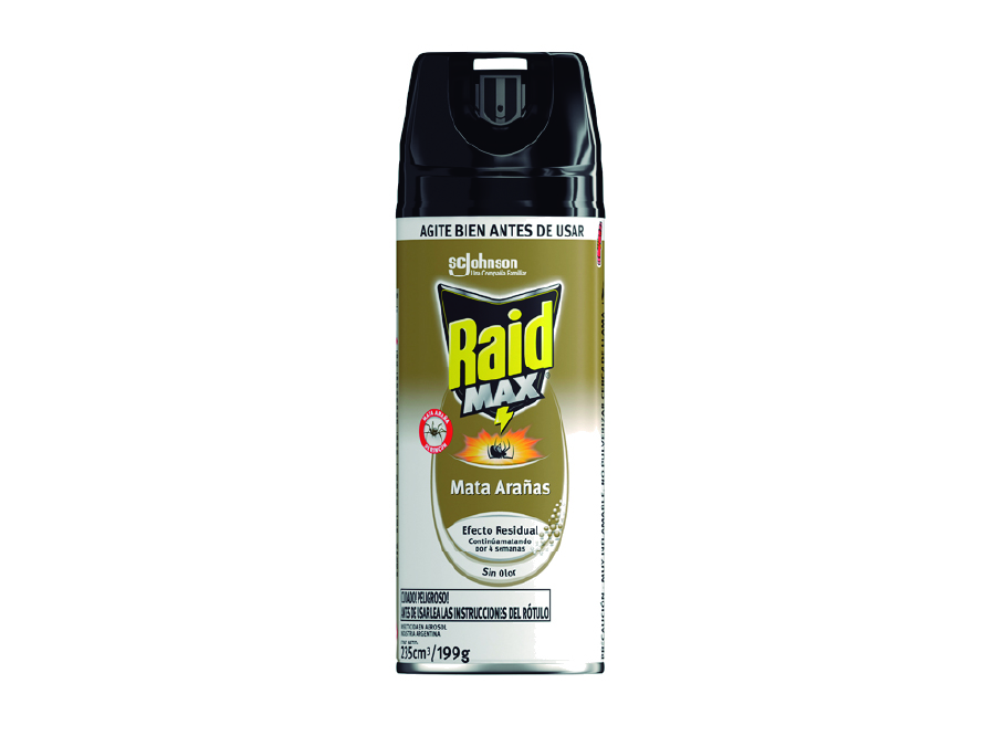  INSECTICIDA A/SOL 235 CC RAID MAX ARA�AS 