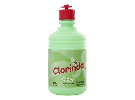  CLORO  250 ML CJ X 40 UN CLORINDA. 