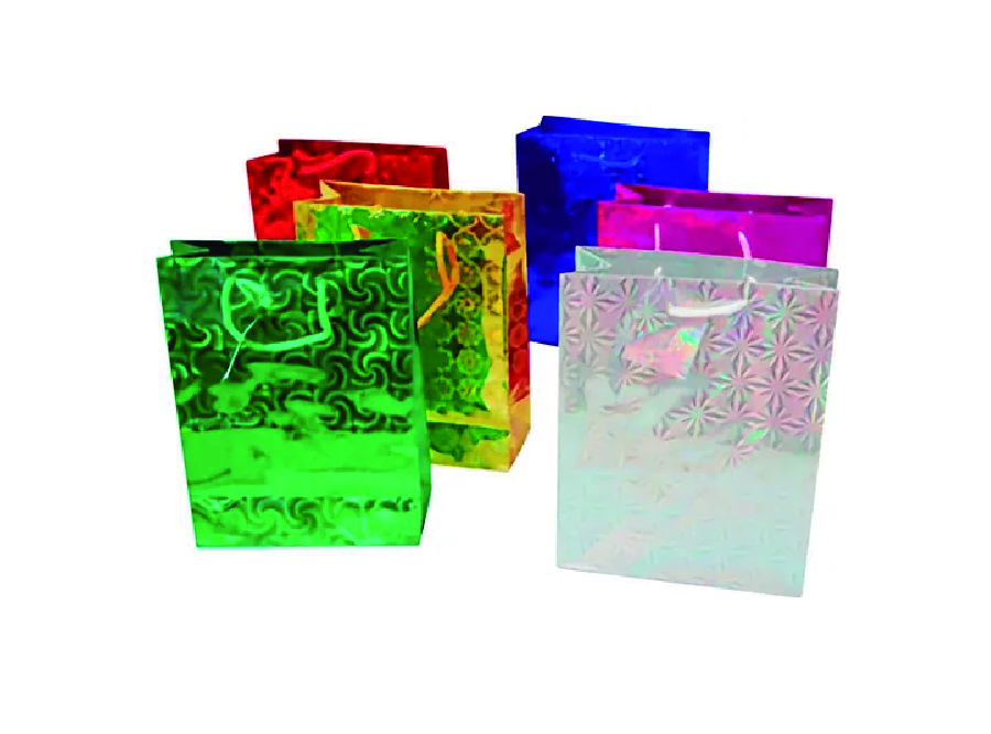  BOLSA REGALO BRILLANTE 38X29CM DPX12UN 