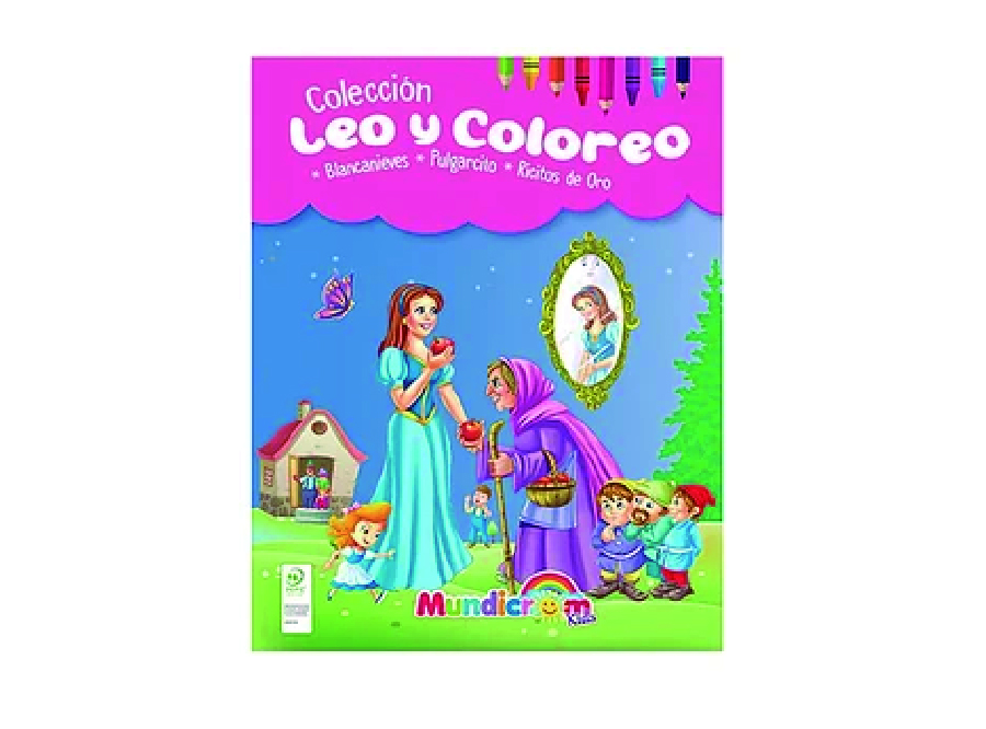  LIBRO LEO Y COLOREO DPX4UN BLANCA NIEVES MUNDICROM 