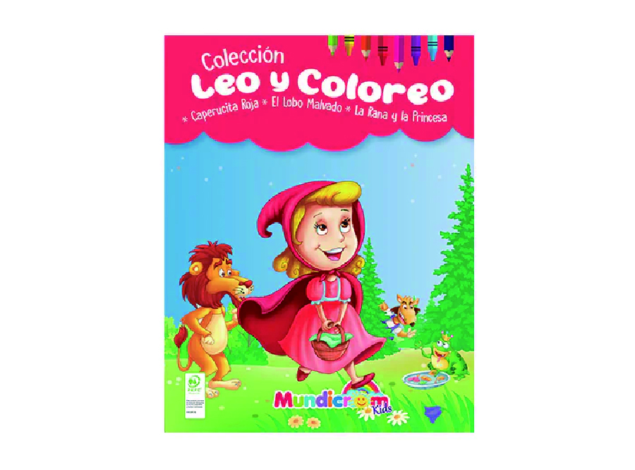  LIBRO LEO Y COLOREO DPX4UN CAPERUCITA MUNDICROM 