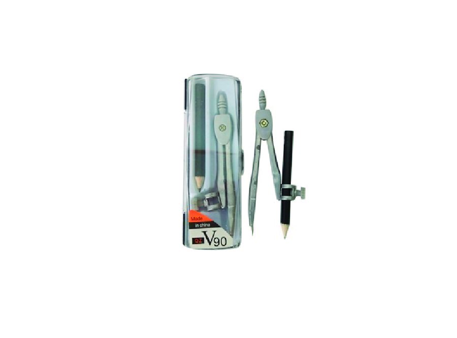  COMPAS METALICO C/LAPIZ EN CAJA V90 