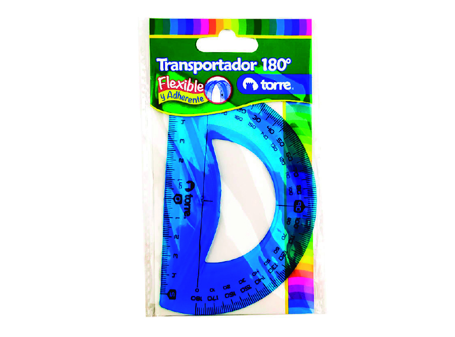  TRANSPORTADOR 10 CM 180o. FLEXIBLE TORRE 