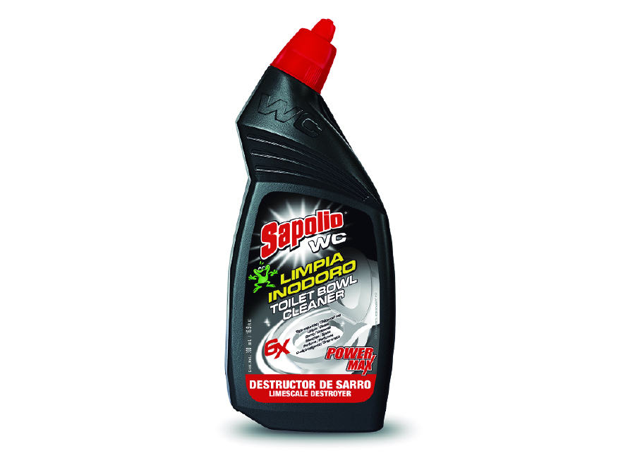  LIMPIADOR BA�O WC SAPOLIO 500 ML NEGRO MAX 