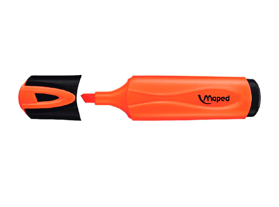  DESTACADOR NARANJA MAPED C/PLANO 