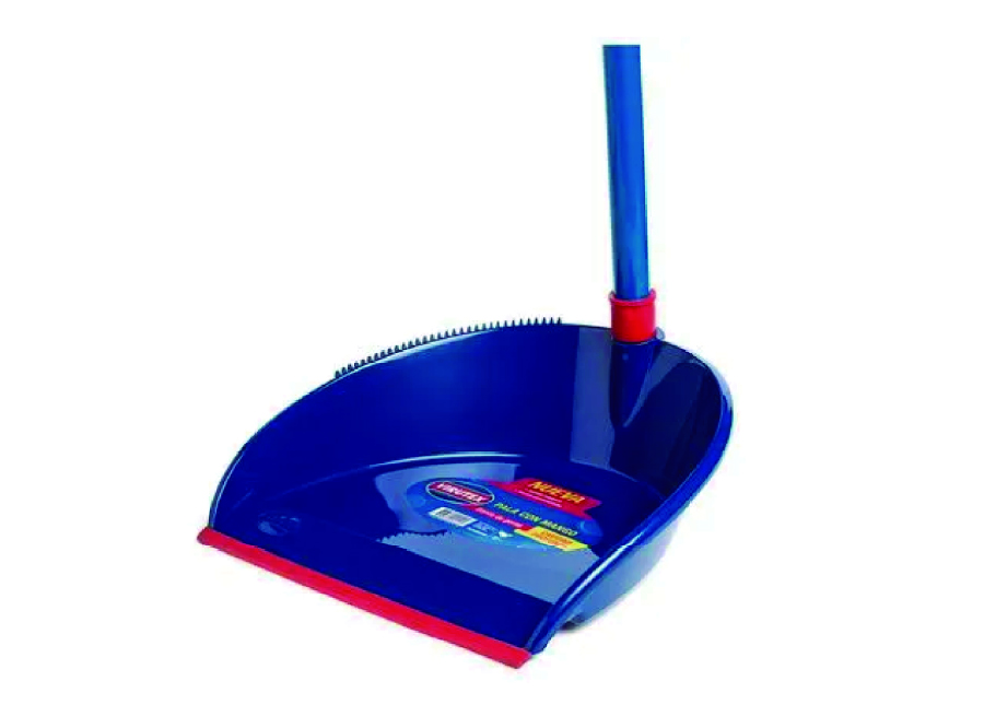  PALA ASEO PLASTICA C/MANGO Y BANDA GOMA VIRUTEX 