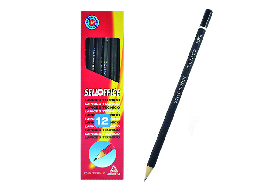  LAPIZ GRAFITO N.2 HEXAG. DP X 12 UN SELLOPENCIL 