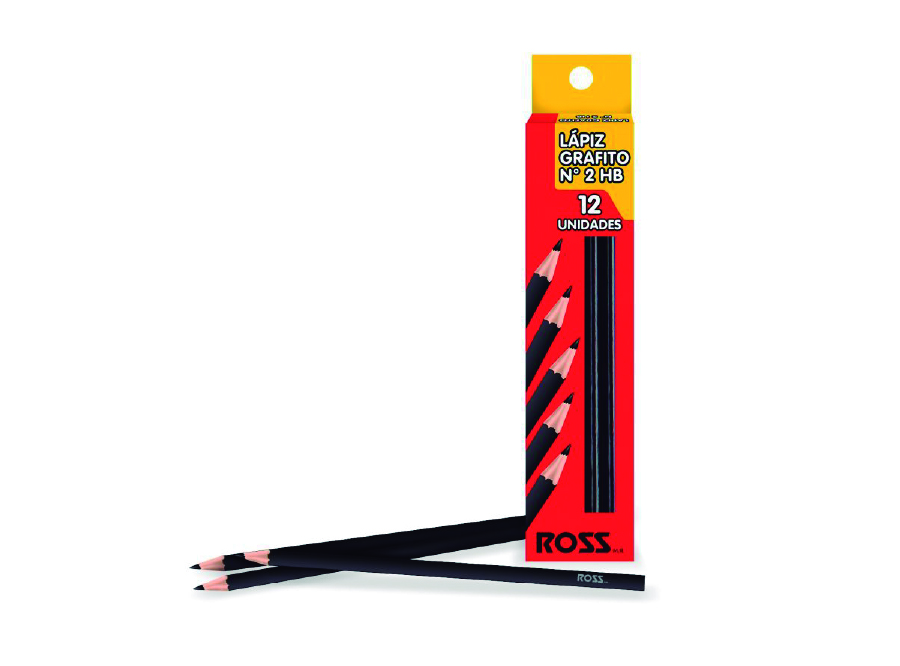  LAPIZ GRAFITO N.2 REDON. DP X 12 UN ROSS 