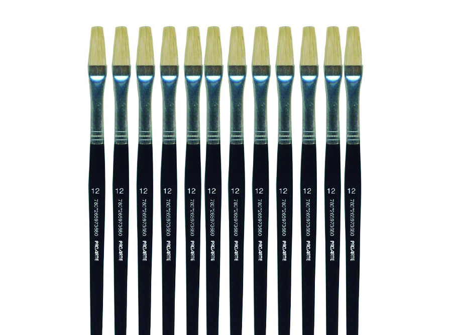  PINCEL PLANO #12 DP X 12 UN PROARTE 577 