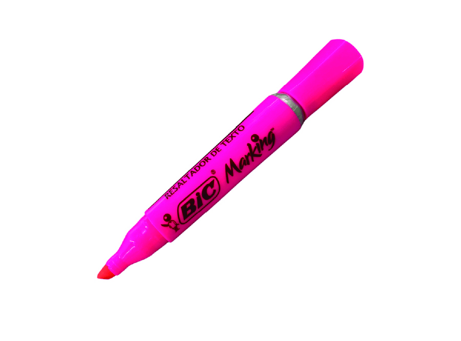  DESTACADOR ROSADO BIC MARKING 