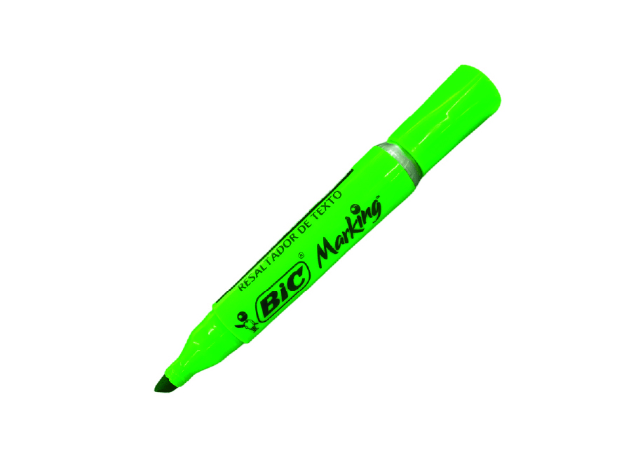  DESTACADOR VERDE BIC MARKING 