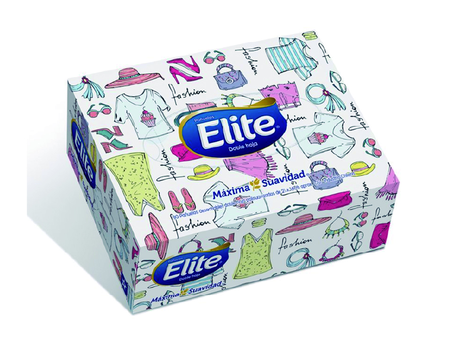  PANUELO FACIAL ESTUCHE X 90 HJ. ELITE 