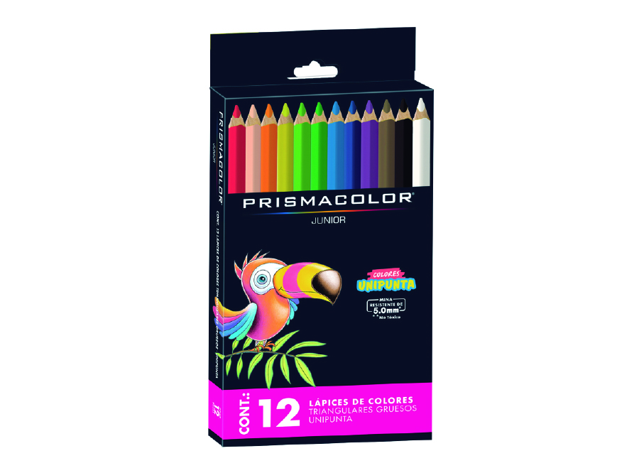  LAPIZ COLOR 12UN. JUMBO TRIANG LARGO PRIMASCOLOR 