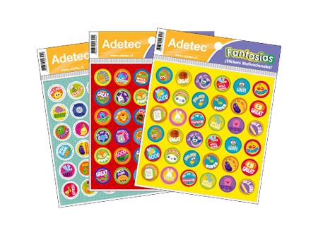  ETIQUETA ADH.INCENTIVOS INGLES 2 DISE�OS 48 STICKE 