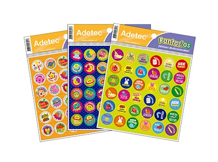  ETIQUETA ADH.INCENTIVOS ESP. 72 STICKERS ADETEC 