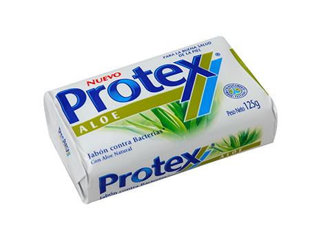  JABON TOCADOR 125 GR PQ X 6 UN PROTEX ALOE 