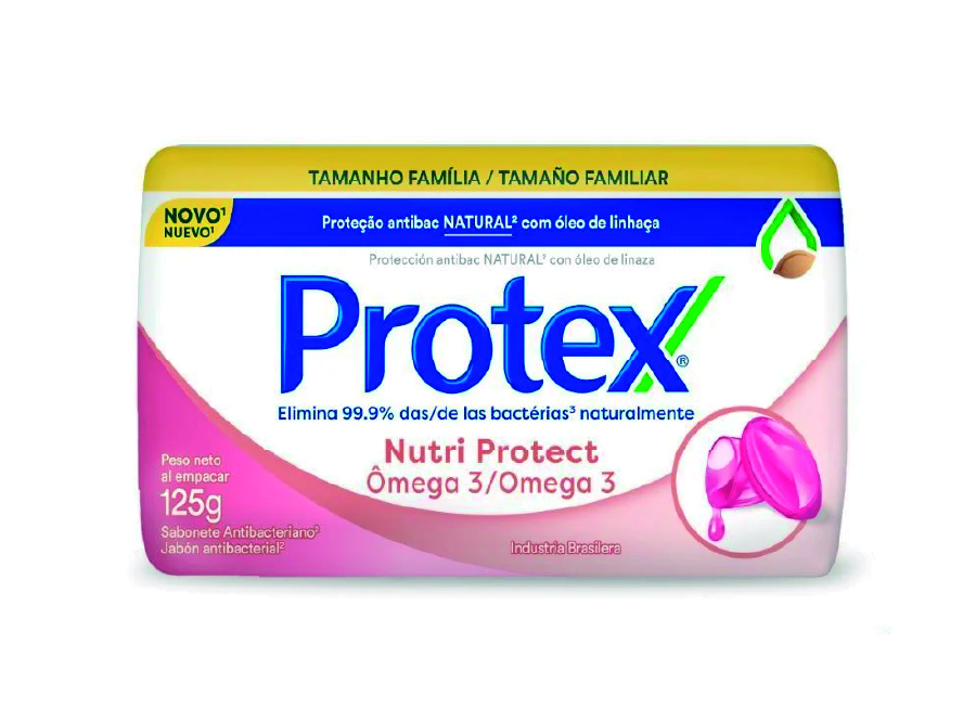  JABON TOCADOR 125 GR PQ X 6 UN PROTEX OMEGA 