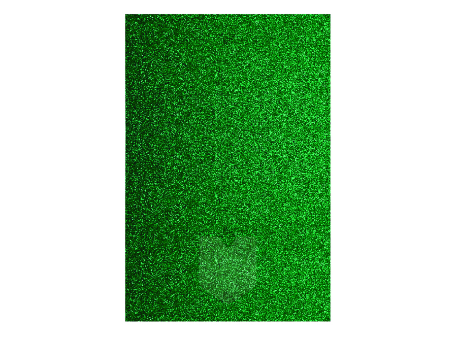  GOMA EVA 40X60 X 10 PLIEGOS GLITTER VERDE HAND 
