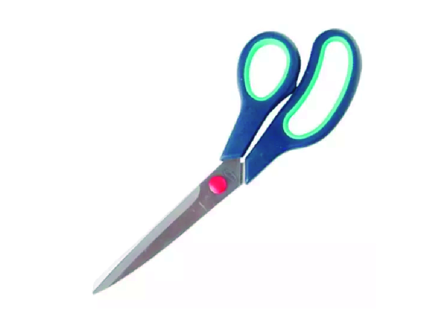  TIJERA OFICINA 20 CM MANGO PLASTICO HAND 