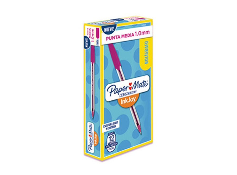  LAPIZ PASTA P.MED ROSADO KLIOMETRICO 1.0 INKJOY 