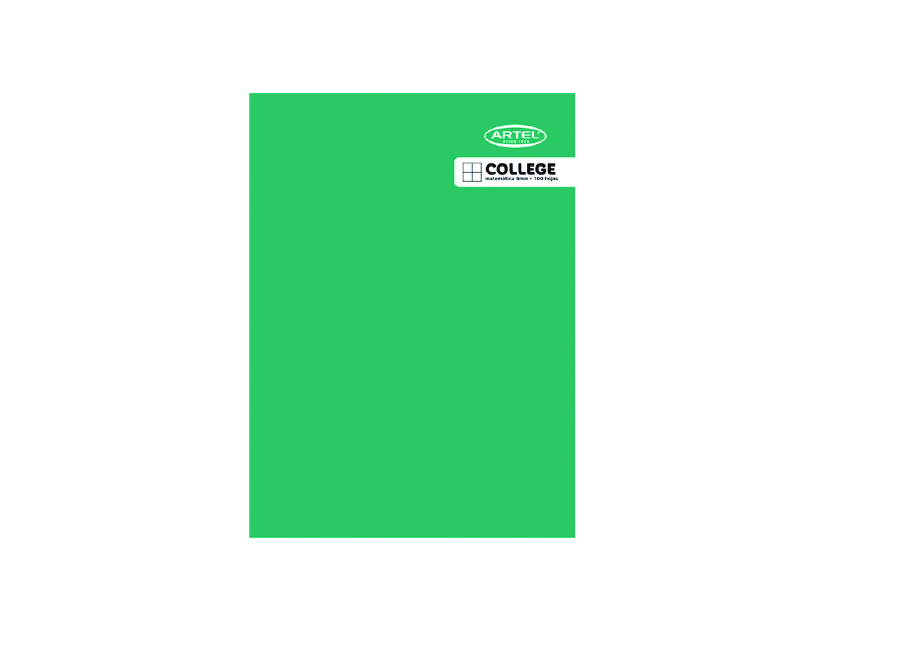 CUADERNO COLLEGE M5 100 HJ LISO ARTEL 