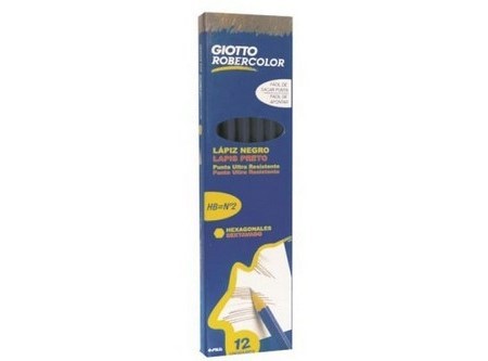  LAPIZ GRAFITO N.2 HEXAG. DP X 12 UN GIOTTO ROBERCO 