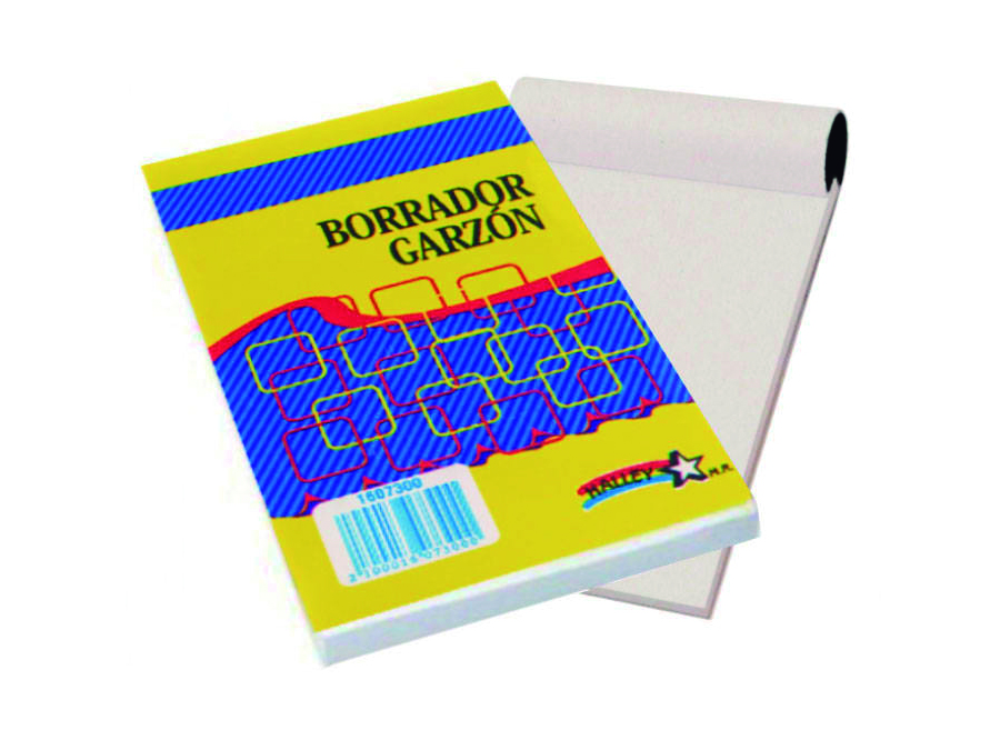  BLOCK GARZON BORRADOR RONEO 8.5 X 14 