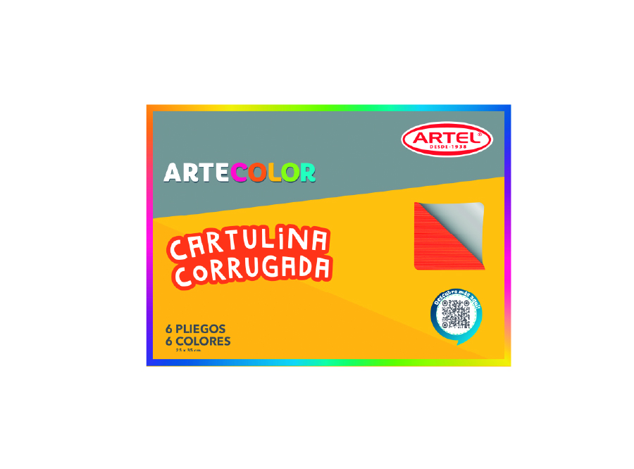  CARPETA ESC. CARTU CORRUGADA 6 HJ ARTEL 