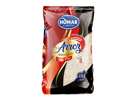  ARROZ   1 KG GDO.2 HOMAR GRANO LARGO 