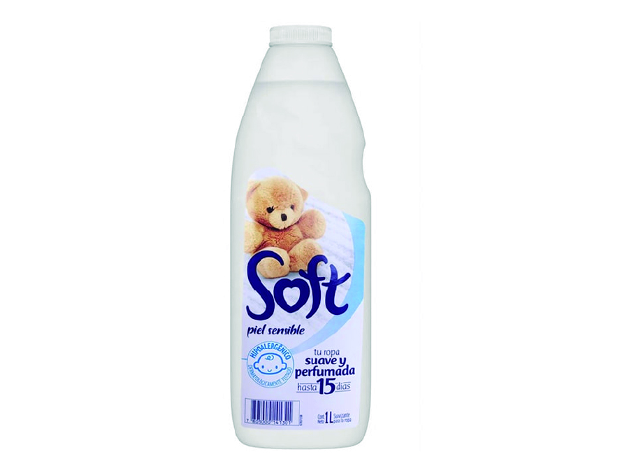  SUAVIZANTE  1 LT.SOFT LIQUIDO NORMAL P. SENCIBLE 