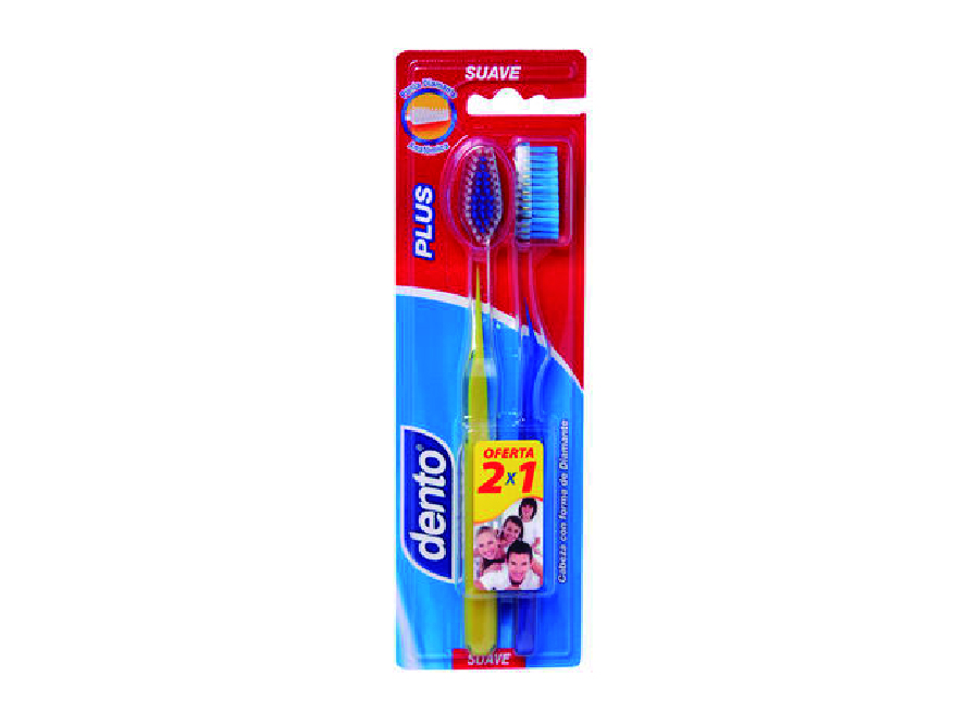  CEPILLO DENTAL DENTO OFTA 2X1 CERDA SUAVE 