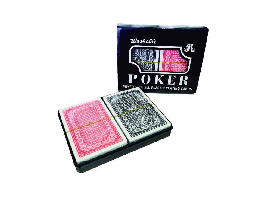  JUEGO DE NAIPES INGLES POKER 2 MAZOS 