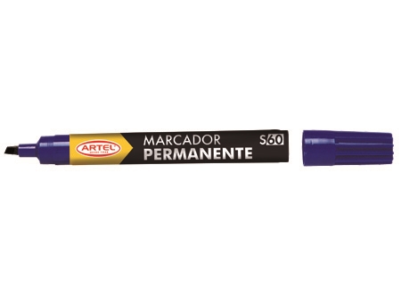  MARCADOR PERMAN.AZUL P.BISEL. ARTEL 60 