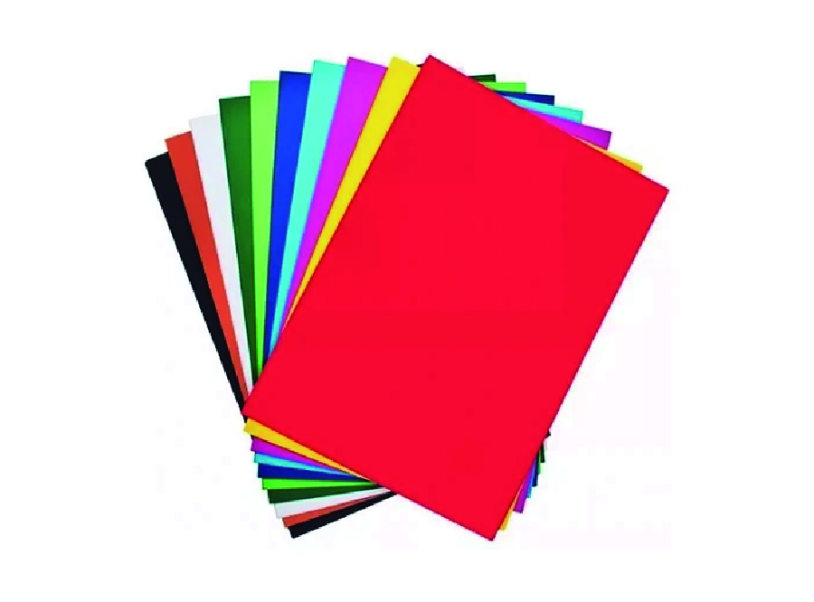  CARTULINA 55 X  77 100 HJ COL.SURTIDO HALLEY 