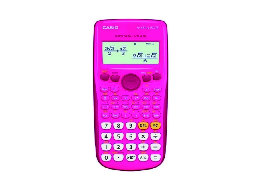  CALCULADORA CIENTIFICA 252 FUNC CASIO FX82LA ROSA 
