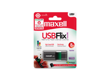  PEN DRIVE  8 GB MAXELL USB FLIX 2.0 